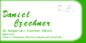 daniel czechner business card